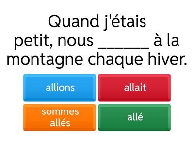 10e    Quel temps choisir?
