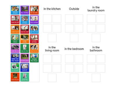 Chores & Rooms Grade 7