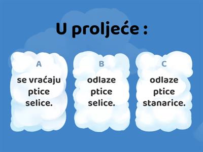 Biljke i životinje u proljeće ( 1 r.)