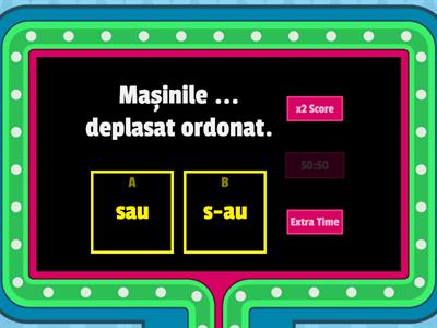 Scrierea corectă a cuvintelor sau/s-au