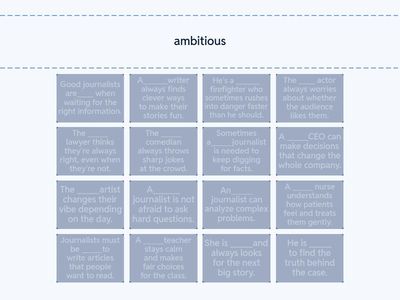 Solutions. Intermediate. 6C. Adjectives+
