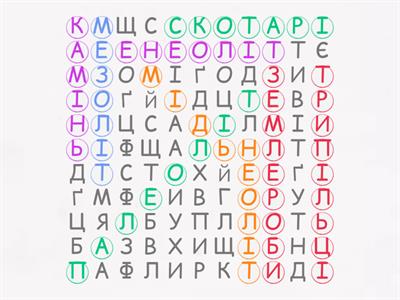 Слова 6 клас історія