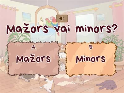 Mažors vai minors?