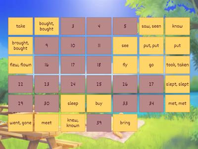 Irregular verbs 1