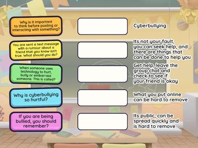 Test your knowledge - Cyberbullying 