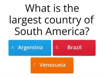 South America Quiz