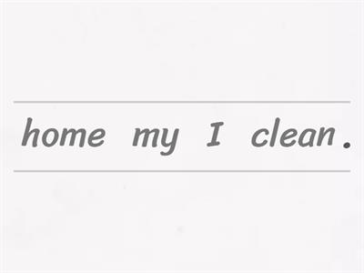 Bridges to ESOL Unit 8 Daily Routines Word Order