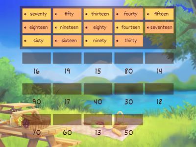 Numbers teen vs ty Match Up