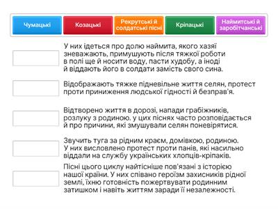  Суспільно-побутові пісні (7 клас)