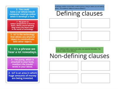 Relative clauses
