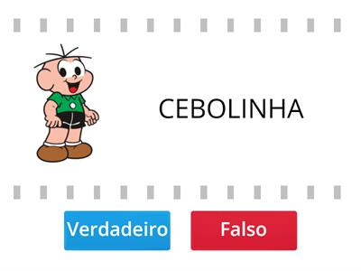 verdadeiro ou falso fonema /S/ PERSONAGENS