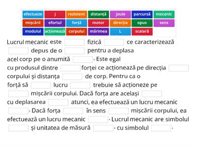 Lucrul mecanic-2