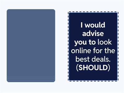 ST3: should, have to, must, ought to 