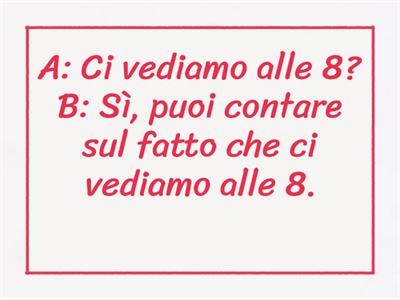 Trasforma le frasi con CI o NE