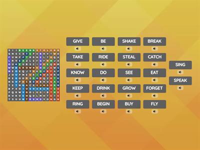 IRREGULAR VERBS:  Verb - Past Participle