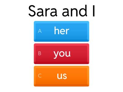 Object pronouns