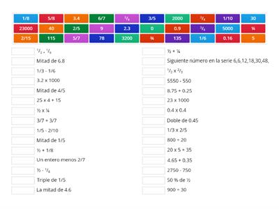 Cálculo Mental Sexto Grado Jesús Víctor