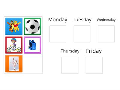 Days of the Week sequencing Salesianos 5 Inf