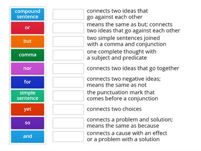 Coordinating Conjunctions