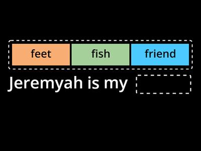 The graph /f/ as in 'fish (find the missing word)