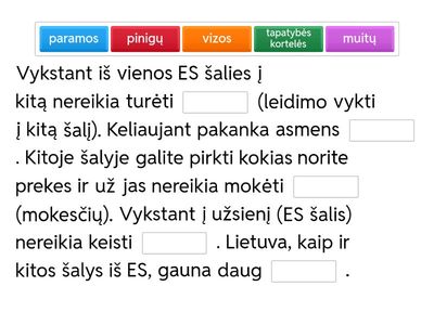 Europos Sąjungos nauda