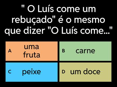 Compreensão leitora / Compreensão da linguagem