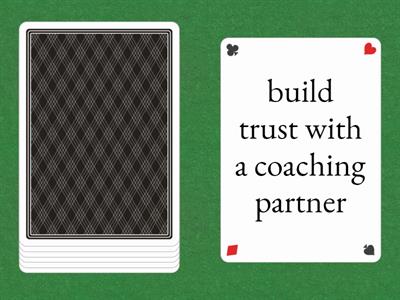 Share an experience from coaching or self-growth. When did you: