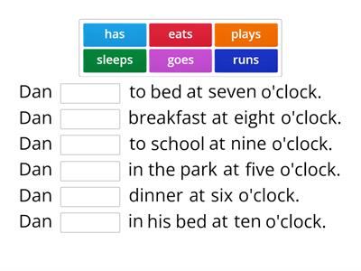 Present Simple (-s ending)