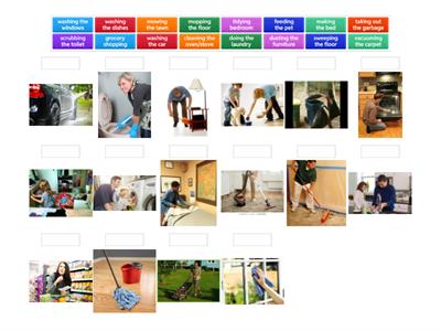 Household Chores Image quiz
