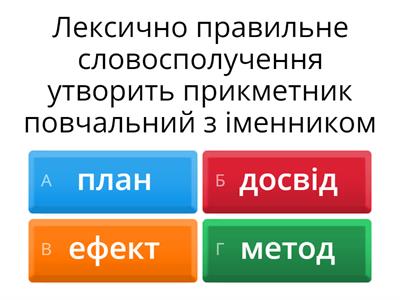 Підготовка до НМТ. Лексикологія.