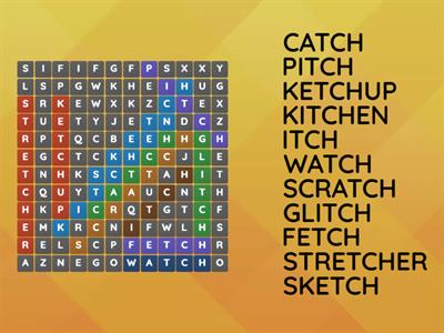 'tch' words spelling 