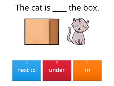 Prepositions of place