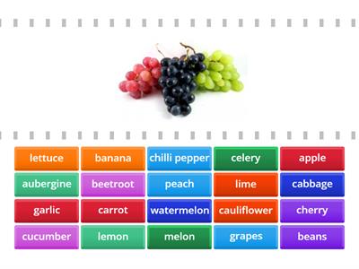 Fruits and vegetables B1 ESl