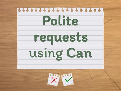 Business Result Elementary U3 FLASH CARDS-Polite requests