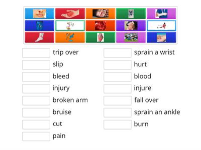 Solutions Pre-Int Accidents and injuries Match up