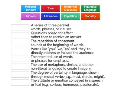 PERSUASIVE TECHNIQUES - YEAR 7 