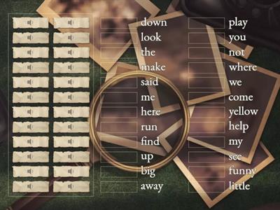 dolch sight words level 1