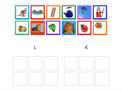 Letter L or Letter K 