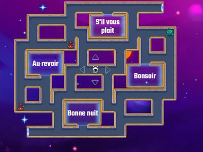 French Greetings Maze Chase