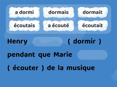 Passé composé vs imparfait