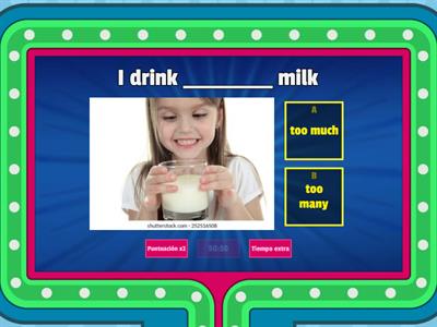 Too much - too many - enough