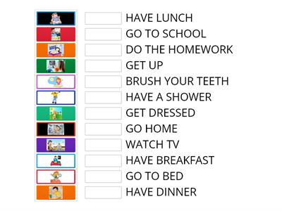 ROUTINE VERBS