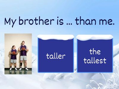 Degrees of comparison #3