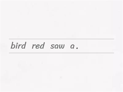  Sentence & Fragment Unscramble 