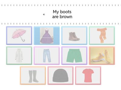 Read Match and color 1° Ingles