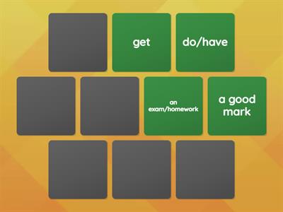 Collocations (School- Gold Experience A2)