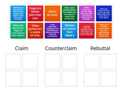 6.03 Claim, Counterclaim, & Rebuttal