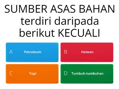 BAHAN : SAINS TAHUN 4