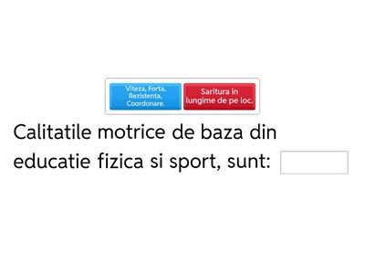 Educatie Fizica si Sport!