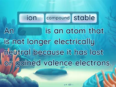Ionic, Metallic and Covalent Bonds